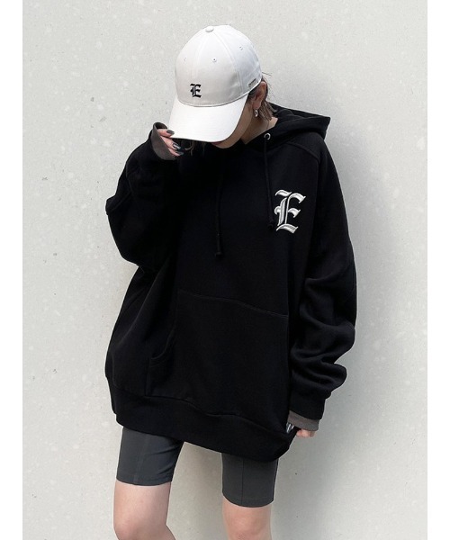 ENVYM（アンビー）の「オーバールーズロゴＰＯ（Tシャツ/カットソー・レディース・ホワイト/ブラック/ベージュ/ピンク・FREE）」の2枚目の写真