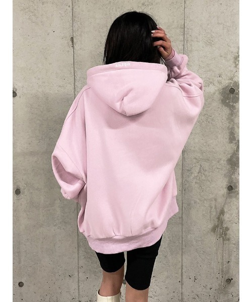 ENVYM（アンビー）の「オーバールーズロゴＰＯ（Tシャツ/カットソー・レディース・ホワイト/ブラック/ベージュ/ピンク・FREE）」の12枚目の写真