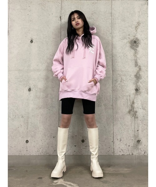 ENVYM（アンビー）の「オーバールーズロゴＰＯ（Tシャツ/カットソー・レディース・ホワイト/ブラック/ベージュ/ピンク・FREE）」の13枚目の写真