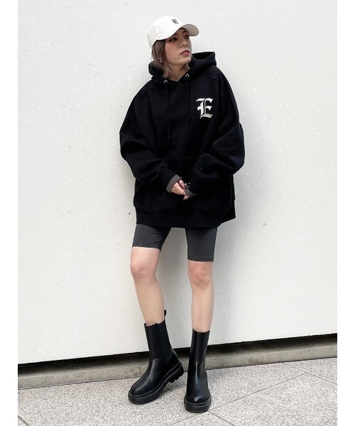 ENVYM（アンビー）の「オーバールーズロゴＰＯ（Tシャツ/カットソー・レディース・ホワイト/ブラック/ベージュ/ピンク・FREE）」の15枚目の写真