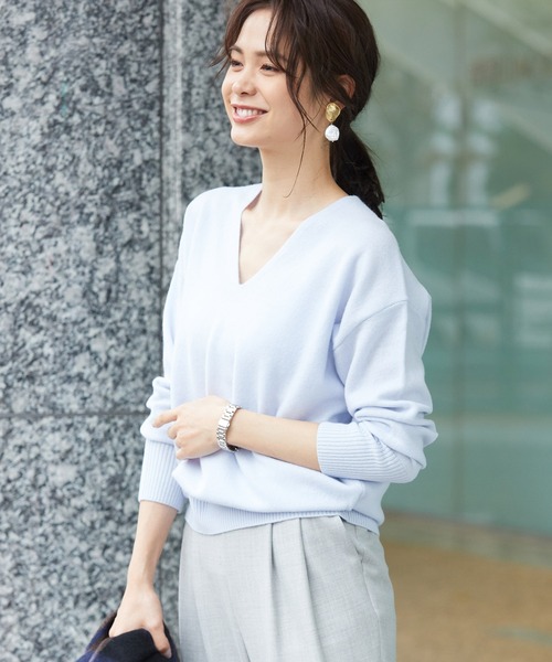 アルパカ Rope Vネックニットの通販 By Nu S Shop ロペならラクマ ロペ ヤマト