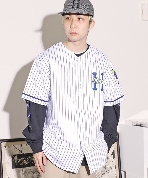 HUF（ハフ）の「HUF/ハフ PABST TWILL BASEBALL JERSEY ベースボール 