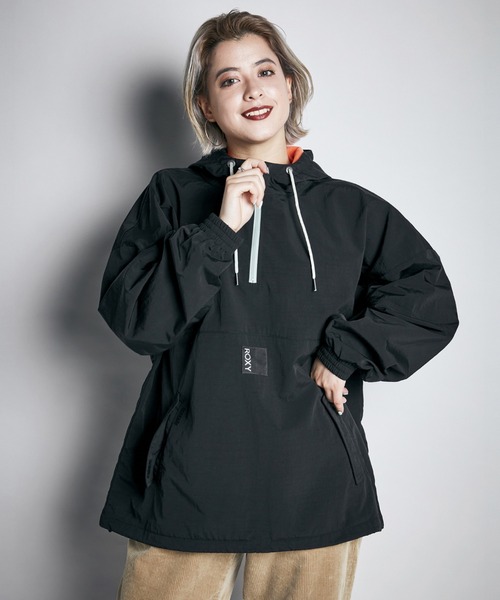 ROXY(ロキシー)の「ANORAK JACKET/ロキシーナイロンアノラックジャケット(ナイロンジャケット・レディース・ブラック/ベージュ・MEDIUM/LARGE)」の10枚目の写真