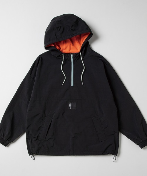 ROXY(ロキシー)の「ANORAK JACKET/ロキシーナイロンアノラックジャケット(ナイロンジャケット・レディース・ブラック/ベージュ・MEDIUM/LARGE)」の8枚目の写真