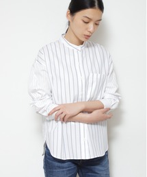 human woman | ◆ストライプミックスブラウス(シャツ/ブラウス)