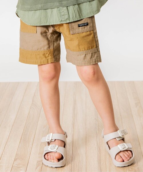 セール 異素材切替パンツ 4分丈 その他パンツ F O Kids エフオーキッズ のファッション通販 Zozotown