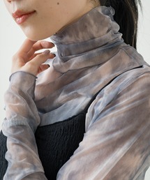 Kastane | 【キャミ付き】シアータイダイハイネックインナー(シャツ/ブラウス)