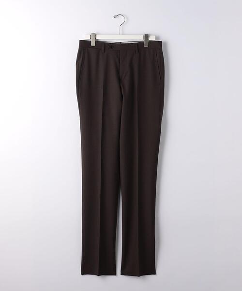 green label relaxing（グリーンレーベルリラクシング）の「＜DRAGO（ドラゴ）＞トロ無地 HX ノープリーツ スーツパンツ（スーツパンツ・メンズ・ダークブラウン/ロイヤルブルー・76ｃｍ/80ｃｍ/84ｃｍ/88ｃｍ/92cm/72cm）」の6枚目の写真