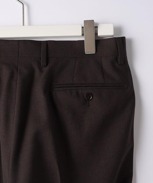 green label relaxing（グリーンレーベルリラクシング）の「＜DRAGO（ドラゴ）＞トロ無地 HX ノープリーツ スーツパンツ（スーツパンツ・メンズ・ダークブラウン/ロイヤルブルー・76ｃｍ/80ｃｍ/84ｃｍ/88ｃｍ/92cm/72cm）」の14枚目の写真