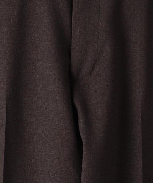 green label relaxing（グリーンレーベルリラクシング）の「＜DRAGO（ドラゴ）＞トロ無地 HX ノープリーツ スーツパンツ（スーツパンツ・メンズ・ダークブラウン/ロイヤルブルー・76ｃｍ/80ｃｍ/84ｃｍ/88ｃｍ/92cm/72cm）」の12枚目の写真