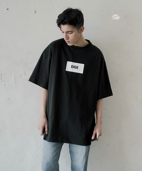 me+em select（ミームセレクト）の「ロゴビックTシャツ（Tシャツ/カットソー・メンズ・ホワイト/ブラック・FREE）」の14枚目の写真