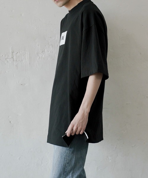 me+em select（ミームセレクト）の「ロゴビックTシャツ（Tシャツ/カットソー・メンズ・ホワイト/ブラック・FREE）」の11枚目の写真