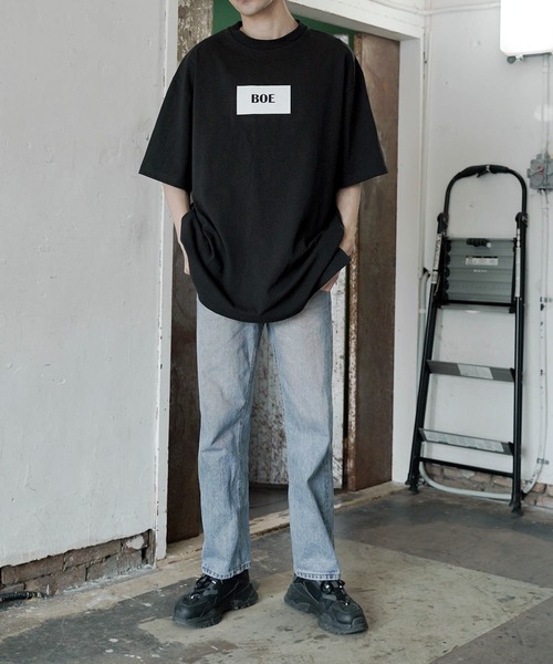 me+em select（ミームセレクト）の「ロゴビックTシャツ（Tシャツ/カットソー・メンズ・ホワイト/ブラック・FREE）」の17枚目の写真