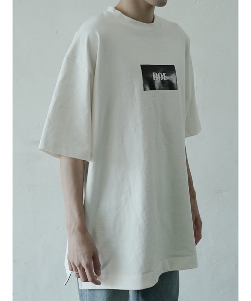 me+em select（ミームセレクト）の「ロゴビックTシャツ（Tシャツ/カットソー・メンズ・ホワイト/ブラック・FREE）」の3枚目の写真