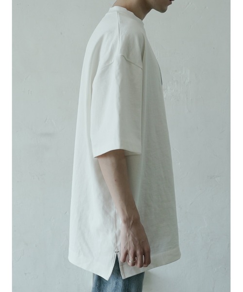 me+em select（ミームセレクト）の「ロゴビックTシャツ（Tシャツ/カットソー・メンズ・ホワイト/ブラック・FREE）」の10枚目の写真