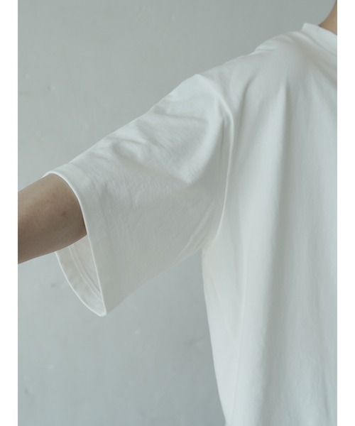 me+em select（ミームセレクト）の「ロゴビックTシャツ（Tシャツ/カットソー・メンズ・ホワイト/ブラック・FREE）」の9枚目の写真