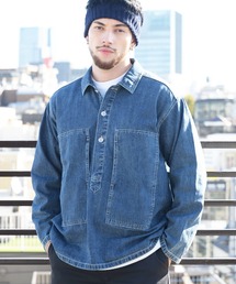 HOUSTON | HOUSTON デニムプルシャツ(シャツ/ブラウス)