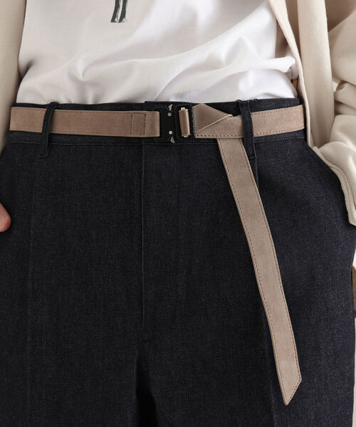 GLOSTER（グロスター）の「【GLOSTER/グロスター】スエードバックルベルト（ベルト・メンズ・ベージュ/ブラック・FREE）」の9枚目の写真