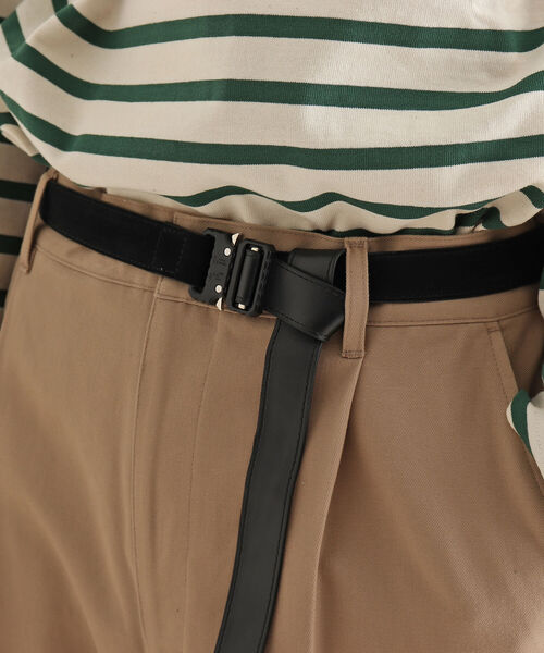 GLOSTER（グロスター）の「【GLOSTER/グロスター】スエードバックルベルト（ベルト・メンズ・ベージュ/ブラック・FREE）」の4枚目の写真