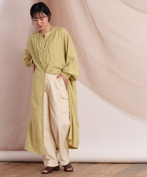 cepo（セポ）の「レースキリカエカーゴパンツ（カーゴパンツ・レディース・オフホワイト/オリーブ・M）」の8枚目の写真