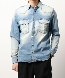 Big John（ビッグジョン）の「BIGJOHN/ビッグジョン/デニムシャツ（シャツ/ブラウス・メンズ）」