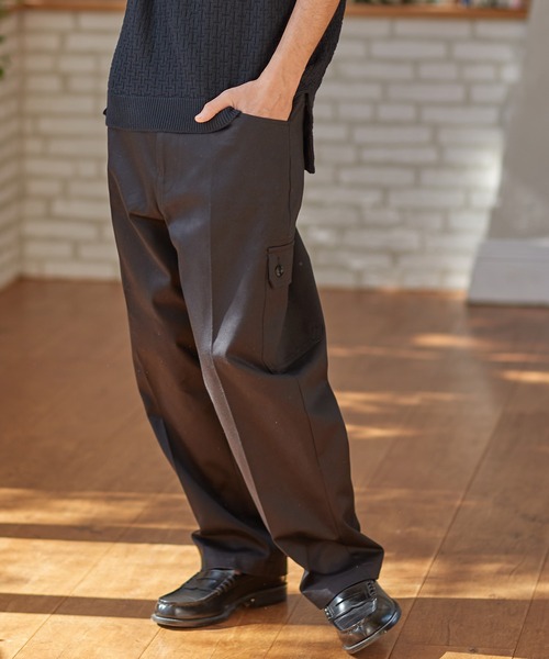 CAMBIO（カンビオ）の「mp9912-M-85スラックスカーゴイージーパンツ