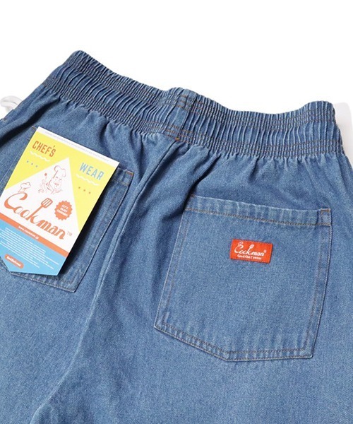 COOKMAN(クックマン)の「Cookman クックマン シェフパンツ イージーパンツ Denim Light Blue デニム ライトブルー(デニムパンツ・メンズ・ライトブルー・MEDIUM/LARGE/SMALL/X-LARGE)」の7枚目の写真