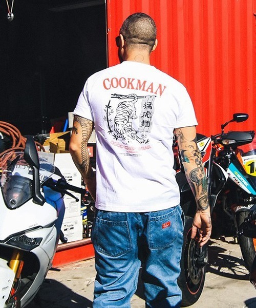 COOKMAN(クックマン)の「Cookman クックマン シェフパンツ イージーパンツ Denim Light Blue デニム ライトブルー(デニムパンツ・メンズ・ライトブルー・MEDIUM/LARGE/SMALL/X-LARGE)」の14枚目の写真