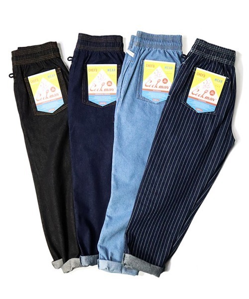 COOKMAN(クックマン)の「Cookman クックマン シェフパンツ イージーパンツ Denim Light Blue デニム ライトブルー(デニムパンツ・メンズ・ライトブルー・MEDIUM/LARGE/SMALL/X-LARGE)」の15枚目の写真