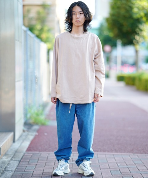 Cookman クックマン シェフパンツ イージーパンツ Denim Light Blue