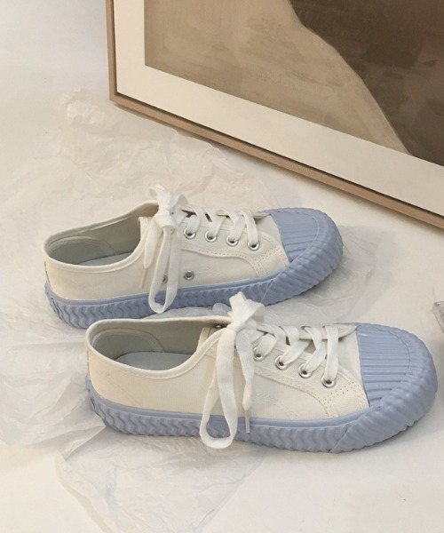 MANGROVE（マングローブ）の「ガムソールベーシックスニーカー（スニーカー・レディース・ホワイト/ライトブルー/ブラック/ベージュ/ミント/ホワイト×ブラック/ライトピンク/ホワイト×ブラウン・SMALL/MEDIUM/LARGE）」の13枚目の写真