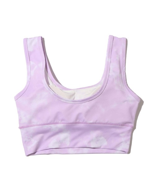 atmos pink（アトモスピンク）の「atmos pink × LYFT タイダイロゴブラトップ  【SP】（タンクトップ・レディース・グリーン/ベージュ/パープル・S/M）」の4枚目の写真