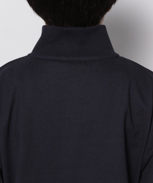 niko and...（ニコアンド）の「スタンドハーフジッププルオーバー（Tシャツ/カットソー・メンズ・ネイビー/オフホワイト/グリーン・MEDIUM/LARGE）」の13枚目の写真