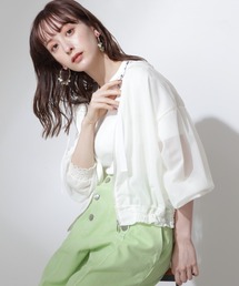 JILL STUART | ◆シアーフーディー(ブルゾン)