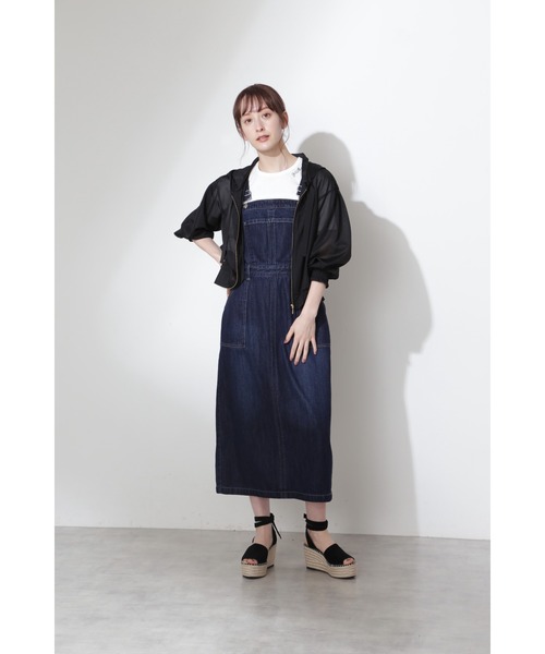 JILL STUART(ジルスチュアート)の「◆シアーフーディー(ブルゾン・レディース・ブルー/ホワイト/ブラック・FREE)」の4枚目の写真