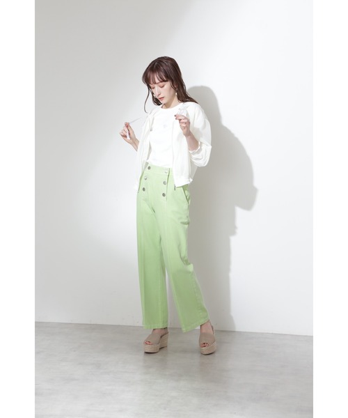 JILL STUART(ジルスチュアート)の「◆シアーフーディー(ブルゾン・レディース・ブルー/ホワイト/ブラック・FREE)」の6枚目の写真