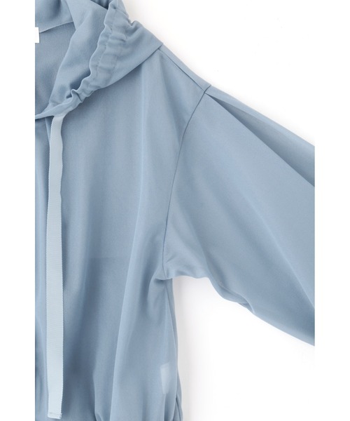 JILL STUART(ジルスチュアート)の「◆シアーフーディー(ブルゾン・レディース・ブルー/ホワイト/ブラック・FREE)」の20枚目の写真