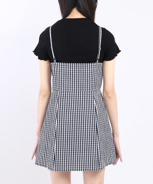 WC（ダブル シー）の「ギンガムミニキャミワンピース（ワンピース・レディース・ブラック/ピンク/ブルー/グリーン・FREE）」の16枚目の写真