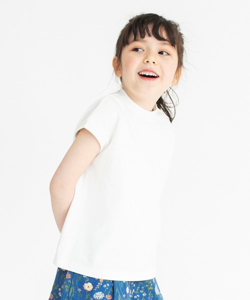 BRANSHES(ブランシェス)の「シンプル半袖Tシャツ(Tシャツ/カットソー・キッズ・ブラック/オフホワイト/その他・90/100/110/120/130/150/140)」の8枚目の写真