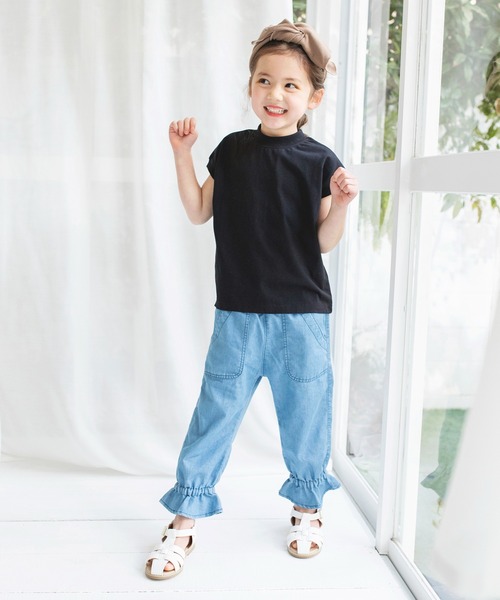 BRANSHES(ブランシェス)の「シンプル半袖Tシャツ(Tシャツ/カットソー・キッズ・ブラック/オフホワイト/その他・90/100/110/120/130/150/140)」の21枚目の写真