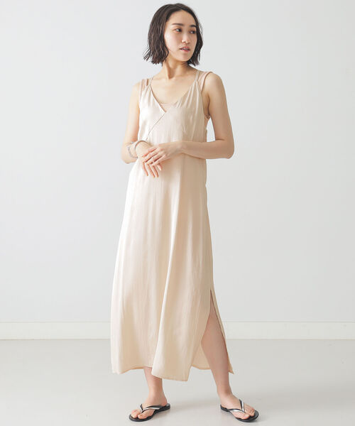 BEAMS LIGHTS（ビームスライツ）の「DESIGNERS SOCIETY / キャミソール ドレス（ワンピース・レディース・グリーン/ホワイト系その他7・X-SMALL）」の10枚目の写真