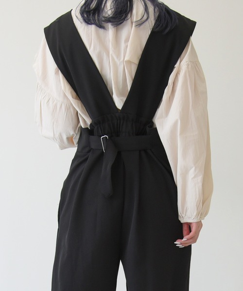 sango（sango）の「サロペット（サロペット/オーバーオール・レディース・ブラック/ベージュ・FREE）」の8枚目の写真