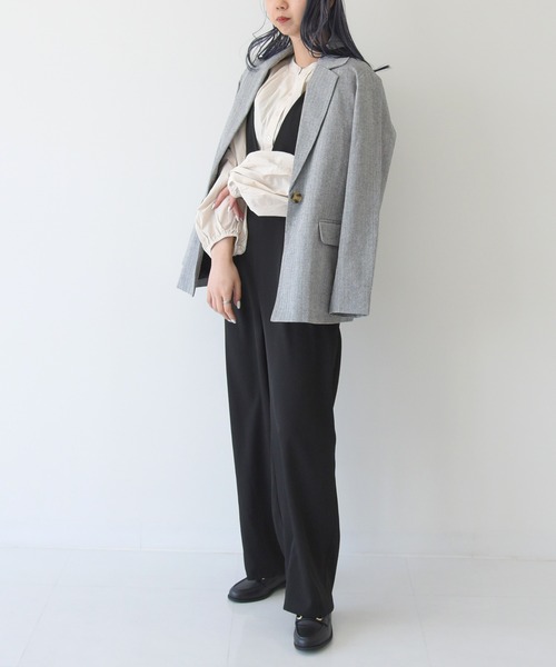 sango（sango）の「サロペット（サロペット/オーバーオール・レディース・ブラック/ベージュ・FREE）」の14枚目の写真