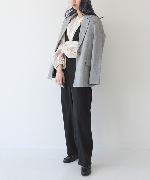 sango（sango）の「サロペット（サロペット/オーバーオール・レディース・ブラック/ベージュ・FREE）」の15枚目の写真