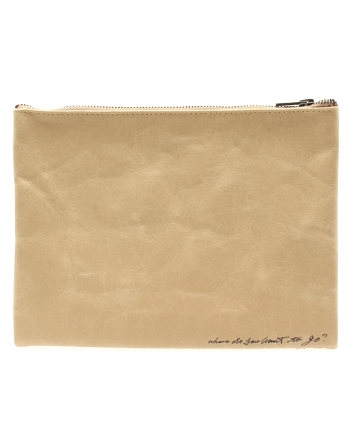 MATATABI（マタタビ）の「MATATABI　スモールクラッチバッグ 『LONDON』（クラッチバッグ・メンズ・ベージュ・FREE）」の2枚目の写真