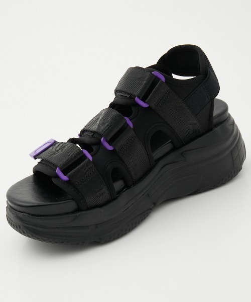 RODEO CROWNS WIDE BOWL(ロデオクラウンズワイドボウル)の「HOLD SPORTS SANDALS(サンダル・レディース・ブラウン/ブラック/オフホワイト・LARGE/MEDIUM)」の18枚目の写真