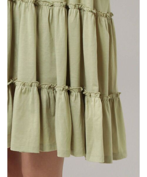 merry jenny（メリージェニー）の「カットティアードミニワンピース（ワンピース・レディース・オフホワイト/ブラック/グリーン・FREE）」の8枚目の写真