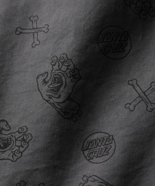 FREAK'S STORE（フリークスストア）の「WEB限定 SANTA CRUZ/サンタクルーズ 別注 ショートスリーブ クレリックワークシャツ/ビッグシルエット/レオパード柄（シャツ/ブラウス・メンズ・ベージュ/サーモンピンク/グレー系その他2/グレー系その他/レオパード/グリーン/サックスブルー/ブラック・LARGE/MEDIUM/SMALL）」の14枚目の写真