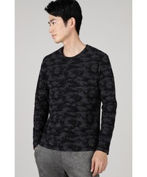 HIGH STREET∴ウッドランド迷彩パイルJQクルーネックカットソー