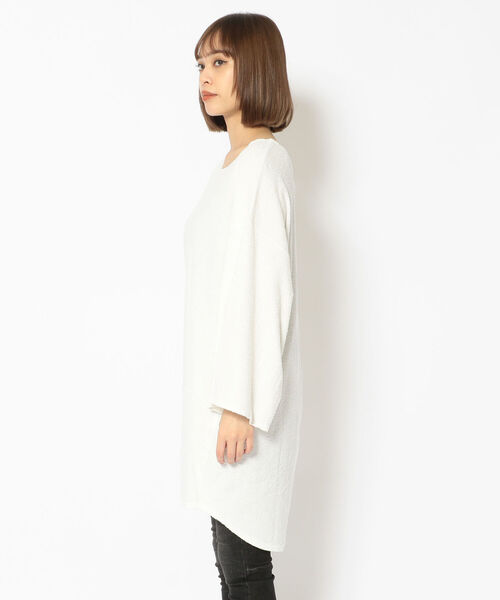 BACKLASH（バックラッシュ）の「【別注】Ballet by BACKLASH/バレエ バイ バックラッシュ/TOWEL TEE（Tシャツ/カットソー・レディース・ホワイト/ブラック/パープル・FREE）」の5枚目の写真